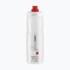 Cyklistická láhev Elite Jet 750 ml clear/red logo