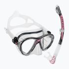 Potápěčská sada Cressi Big Eyes Evolution + Alpha Ultra Dry černá/růžová