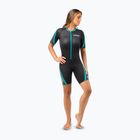 Dámský plavecký neopren Cressi Playa Shorty 2.5 mm black/aquamarine