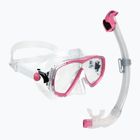 Potápěčská sada Cressi Estrella + Seal Dry clear/pink