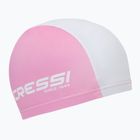 Plavecká čepice dziecięcy Cressi Tago pink/white