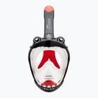 Dětská celoobličejová maska na šnorchlování Cressi Kiddy Full Face Jr black/clear/red