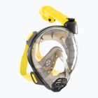 Celoobličejová maska na šnorchlování Cressi Komodo Full Face black/yellow