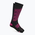 Lyžařské ponožky Mico Heavy Weight Superthermo Primaloft Merino Ski black fuchsia