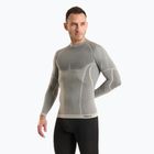 Pánská termoakční mikina Mico Odor Zero Round Neck grigio