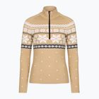 Dámská termo mikina  Newland Isalind Half Zip biscuit/white