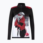 Dámská termo mikina  Newland Snowdrop Half Zip black/red