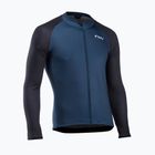 Pánský cyklistický dres Northwave Blade 4 LS tmavě modrý / černý