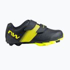 Cyklistické boty MTB dětské Northwave Hammer Junior black/yellow fluo