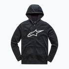 Pánská mikina  Alpinestars Ageless II Zip Hoodie black/white