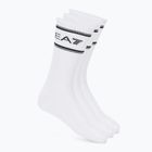 Ponožky EA7 Emporio Armani Train Socks Sponge 3 pairs white / white / white