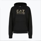 Pánská mikina EA7 Emporio Armani Train Visibility Hoodie black/gold