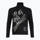 Pánský svetr EA7 Emporio Armani Mountain Apres Ski Embroidery Knitted black / bianco emb