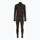 Dámská sada termoprádla EA7 Emporio Armani Ski Jacquard Knitted fancy brown animal print