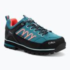 Dámské trekové boty CMP Moon Low Wp teal/red fluo