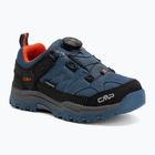 Dětské trekové boty CMP Kiruna Low FitGo Waterproof bluestone/arancio
