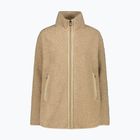 Dámská bunda CMP 35P3846 Long Teddy Highloft cookie