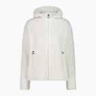 Dámská mikina CMP 35P3856 Long Teddy Highloft chalk white