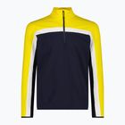 Pánská mikina CMP 35L0507 Sweat black/blue/winter sun