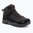 Juniorské trekové boty CMP Rigel Mid Wp grey/ferrari