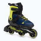Dětské kolečkové brusle Rollerblade Microblade 3WD Jr blue royal/lime