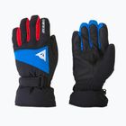 Dětské lyžařské rukavice Dainese Hp Scarabeo black taps/high risk red/lapi