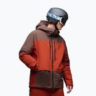 Pánská lyžařská bunda Oakley Canopy Pro Insulated dark umber/flame red