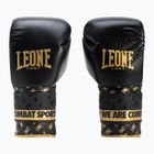 Černo-zlaté boxerské rukavice Leone Dna GN220