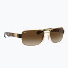 Sluneční brýle Ray-Ban RB3522 arista gold/brown
