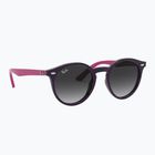 Dětské sluneční brýle Ray-Ban RB9064S polished violet/grey gradient