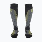Pánské lyžařské ponožky UYN Ski All Mountain anthracite melange / yellow