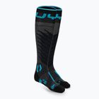 Pánské lyžařské ponožky UYN Ski One Merino anthracite/turquoise