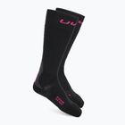 Dámské lyžařské ponožky UYN Ski One Alpine Merino black/pink