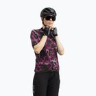 Dámský cyklistický dres Alé Woodland black/purple L22185494