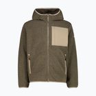 Pánský zateplený kabát CMP 36K2247 Fix Hood Parka teak mel