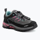Dětské trekové boty CMP Rigel 2.0 Low Waterproof grey/acquarius/pink fluo