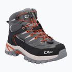 Dětské trekové boty CMP Rigel 2.0 Mid Waterproof grey/brick