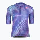 Dámský cyklistický dres Castelli Cosmic Vortex multicolor ultraviolet rose