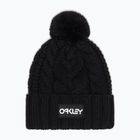 Zimní čepice Oakley Harper Pom Beanie black/white logo