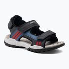 Juniorské sandály Geox Borealis ocean blue/red