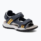 Juniorské sandály Geox Borealis ocean blue/gold