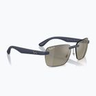 Sluneční brýle Ray-Ban RB4470 Polarized+ Lenses sand dark blue/grey gradient chromance
