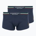 Boxerky Aeronautica Militare AM1UBX001 Trunk 2 páry blue