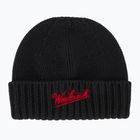 Pánská zimní čepice Woolrich Merino Wool Logo Beanie black