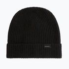 Pánská zimní čepice Woolrich Knitted Ribbed Beanie black