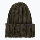Dámská zimní čepice Woolrich Chunky Beanie dark green