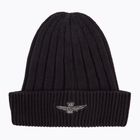 Zimní čepice Aeronautica Militare Cotton Eagle Embroidery jet black