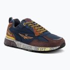 Pánské boty Aeronautica Militare 252SC0276UCT03546 multicolor navy blue/burnt brown/burgundy