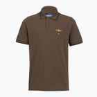 Tričko Aeronautica Militare PO1308UP00082 Polo chestnut brown