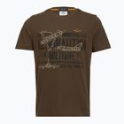 Pánské tričko Aeronautica Militare TS2535UJ00641 chestnut brown